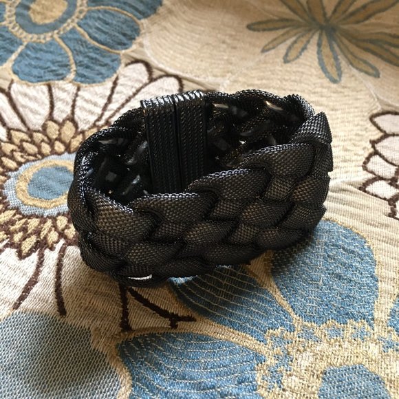 Magnetized Industrial Celtic Rave Braided Bracelet - Picture 2 of 13